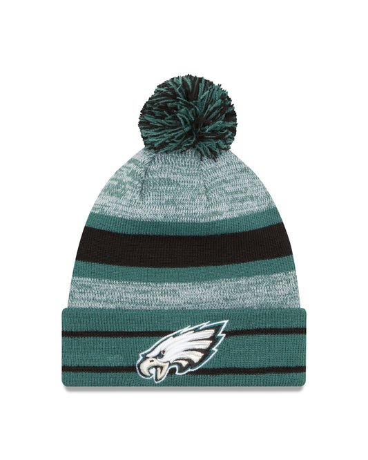 NFL Knit Hat Pom Cuff Eagles