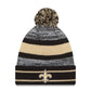 NFL Knit Hat Pom Cuff Saints