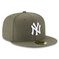 MLB Hat 5950 Basic Army Green Yankees