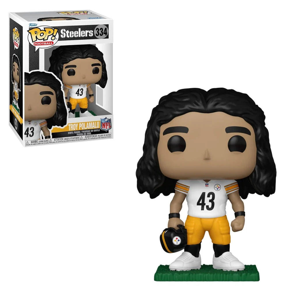 NFL Vintage Player Pop! Figure Away Troy Polamalu Steelers #334