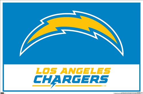 NFL Wall Poster Logo Chargers