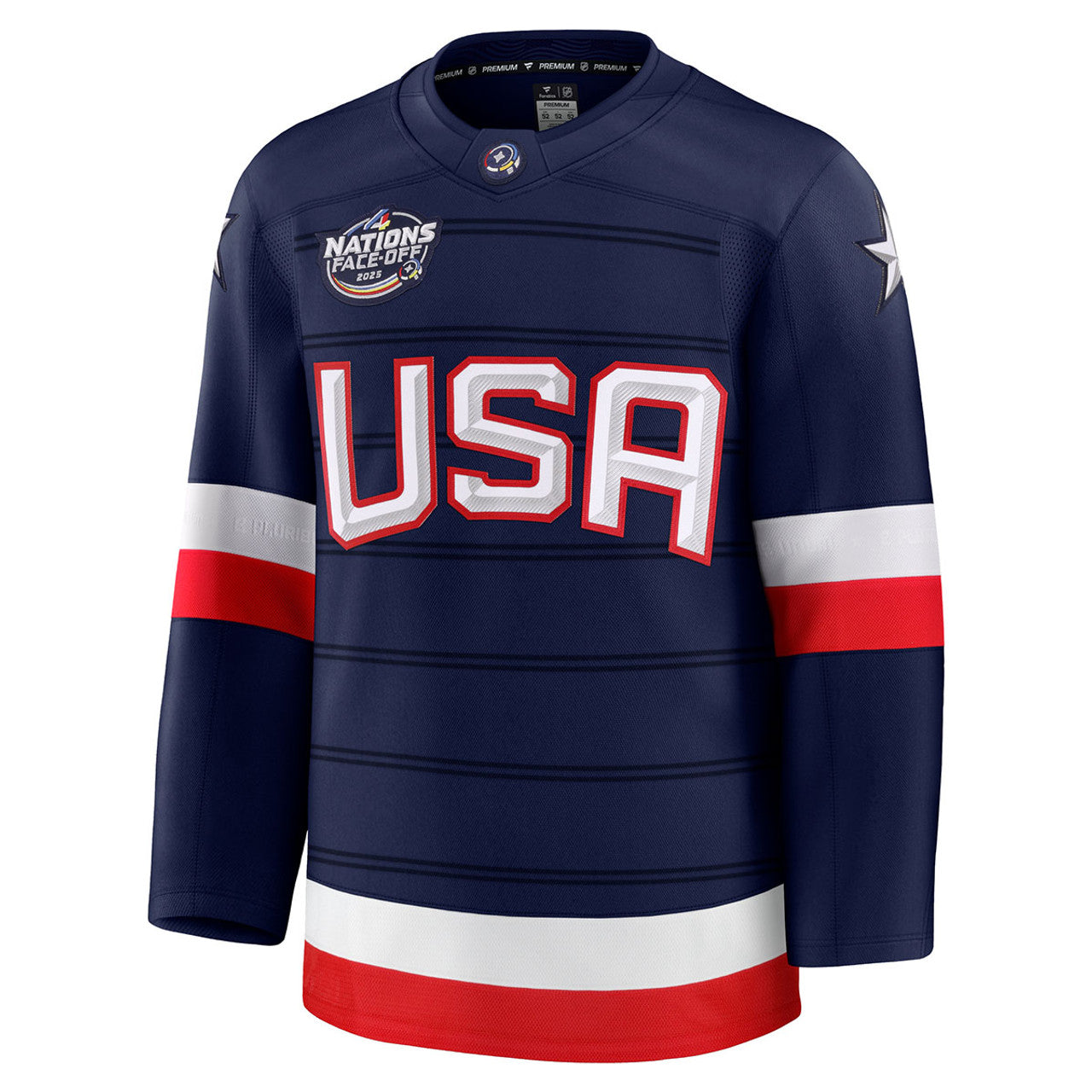 NHL Premium Jersey Blank 4 Nations Team USA