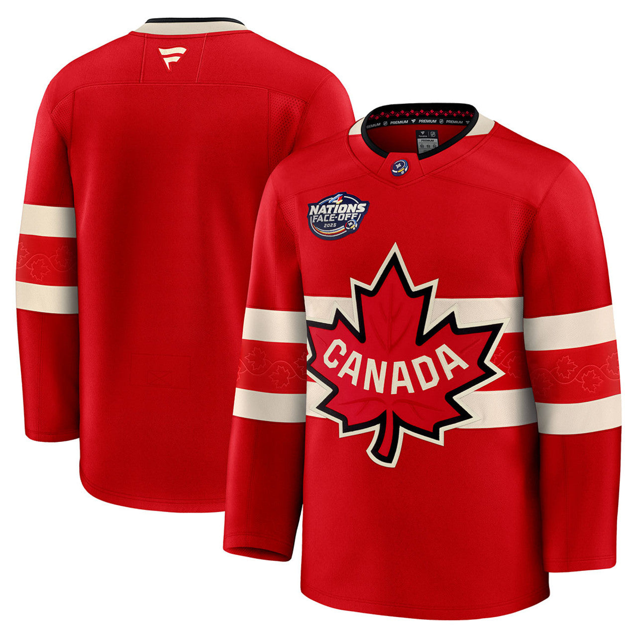 NHL Premium Jersey Blank 4 Nations Team Canada