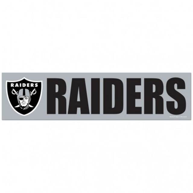 NFL Bumper Sticker Strip Raiders