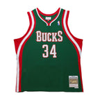 NBA Hardwood Classics Player 2013-14 Swingman Jersey Giannis Antetokounmpo Bucks (Green)