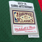 NBA Hardwood Classics Player 2013-14 Swingman Jersey Giannis Antetokounmpo Bucks (Green)