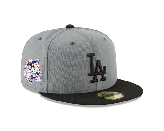 MLB Hat 5950 2-Tone Gray Japanese Multi Player 2025 Dodgers
