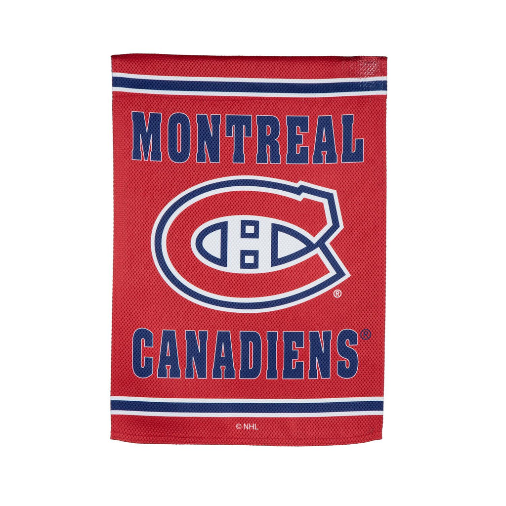 NHL Embossed Suede Garden Flag Canadiens