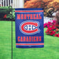 NHL Embossed Suede Garden Flag Canadiens
