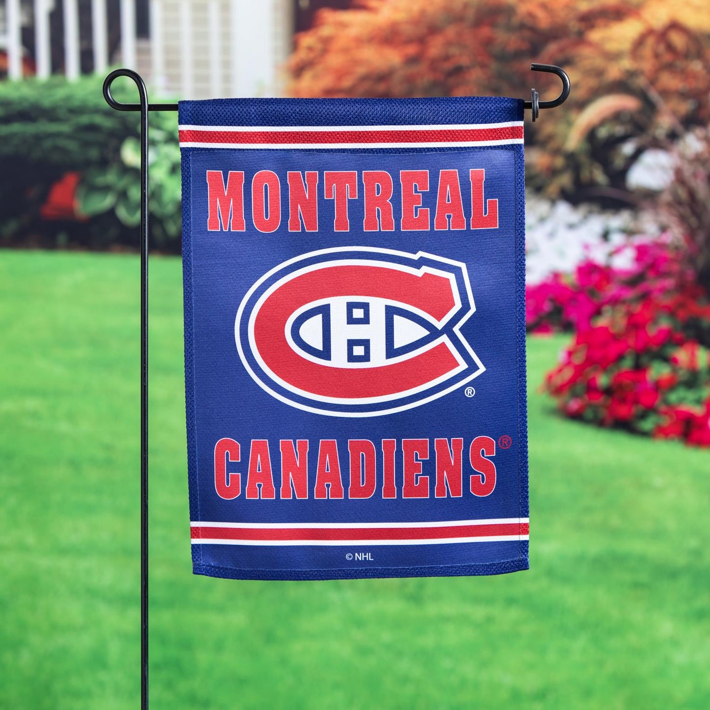 NHL Embossed Suede Garden Flag Canadiens