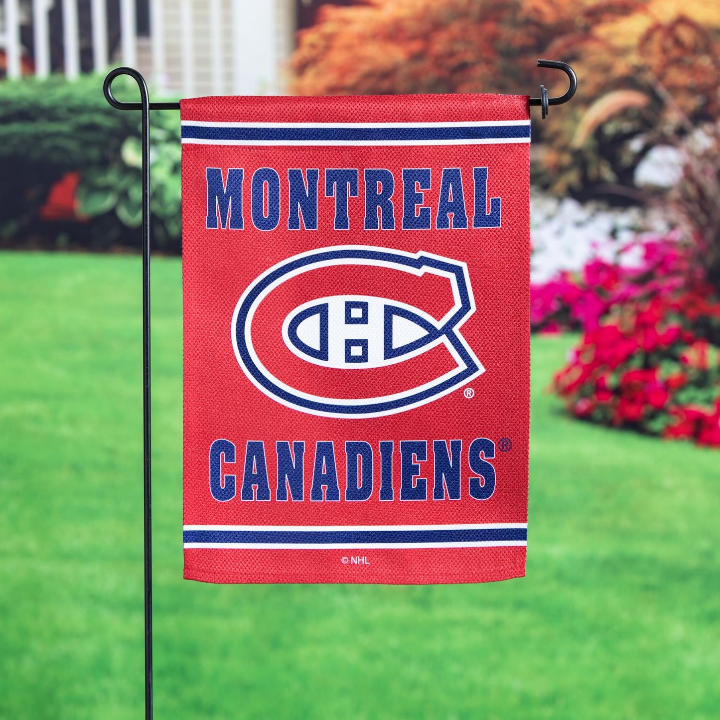 NHL Embossed Suede Garden Flag Canadiens