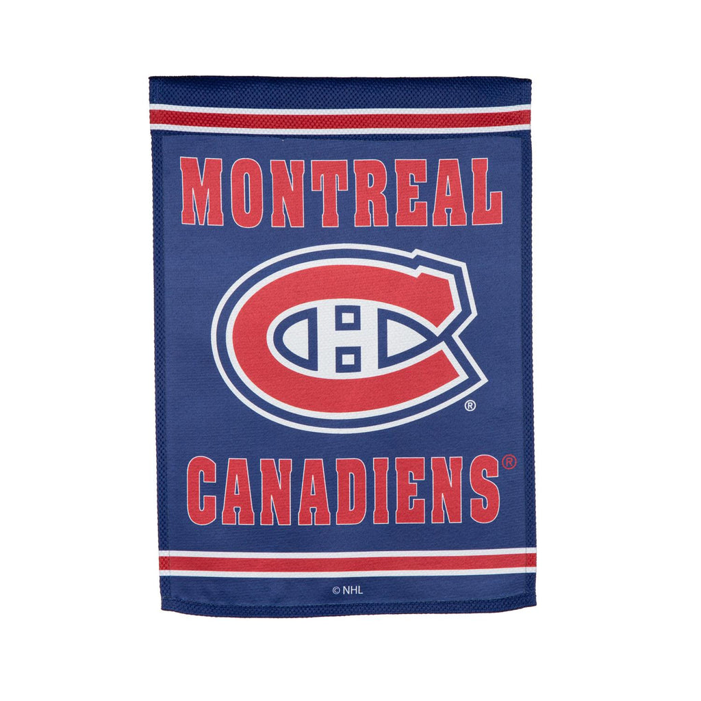 NHL Embossed Suede Garden Flag Canadiens
