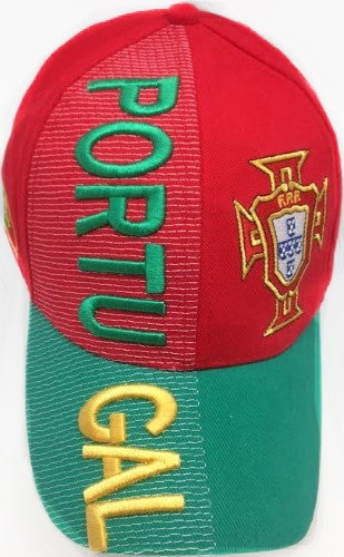 Country Hat 3D Portugal (Red and Green)