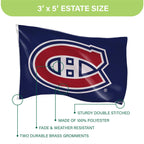NHL 3x5 Single Sided Flag with 2 Grommets Canadiens