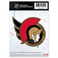 NHL Team Decal 5" x 7" Individual Senators