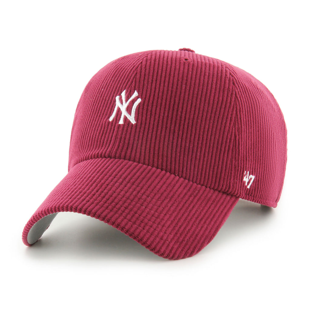 MLB Hat '47 Clean Up Base Runner Corduroy Yankees (Maroon)