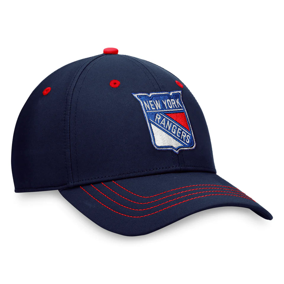 NHL Hat Authentic Pro Structured Stretch Rinkside Flex Rangers