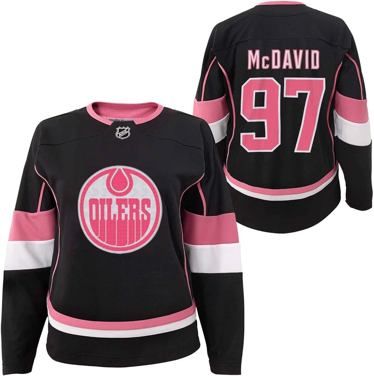 NHL Youth Player Fashion Jersey Oilers Connor Mcdavid