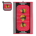 NHL Kitchen Powel & Pot Holder Sets Blackhawks