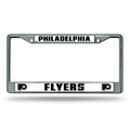 NHL License Plate Frame Chrome Flyers