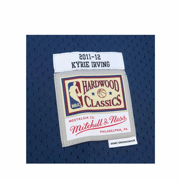 NBA Hardwood Classics Player 2011-12 Swingman Jersey Kyrie Irving Cavaliers (Navy Blue)