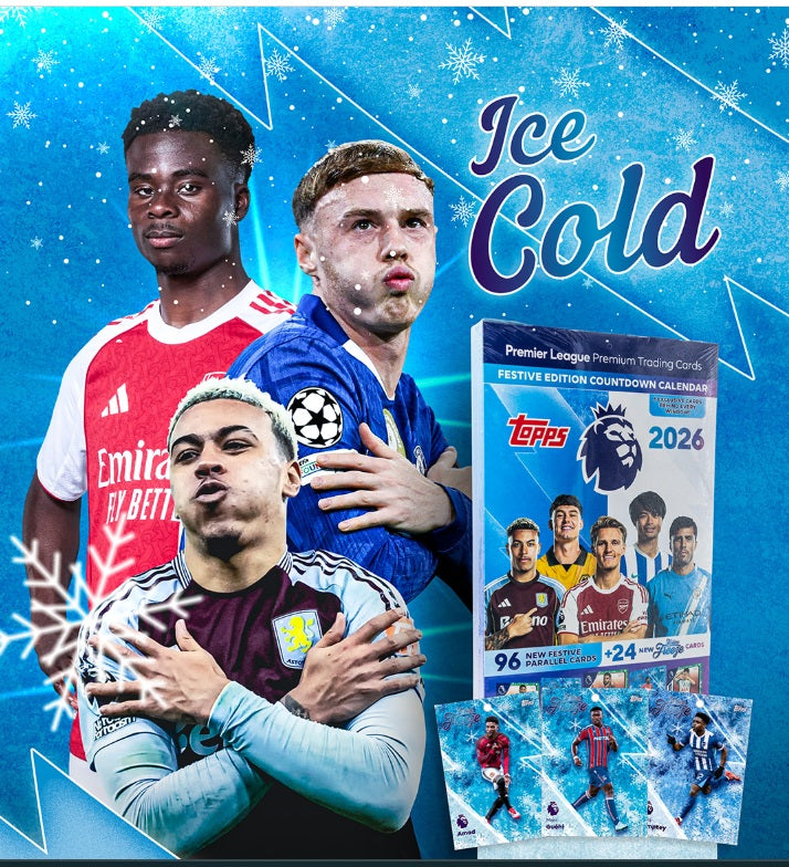 Topps Premier League Premium Trading Cards 2025-26 Advent Countdown Calendar