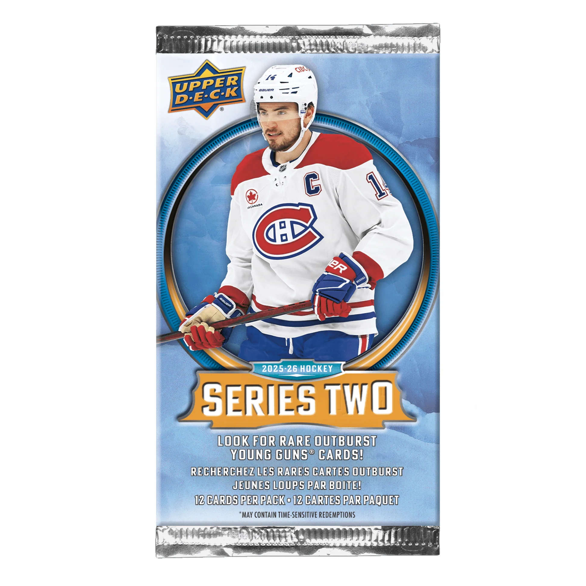 NHL Hockey Cards Series Two Upper Deck 2025-26 Single Pack