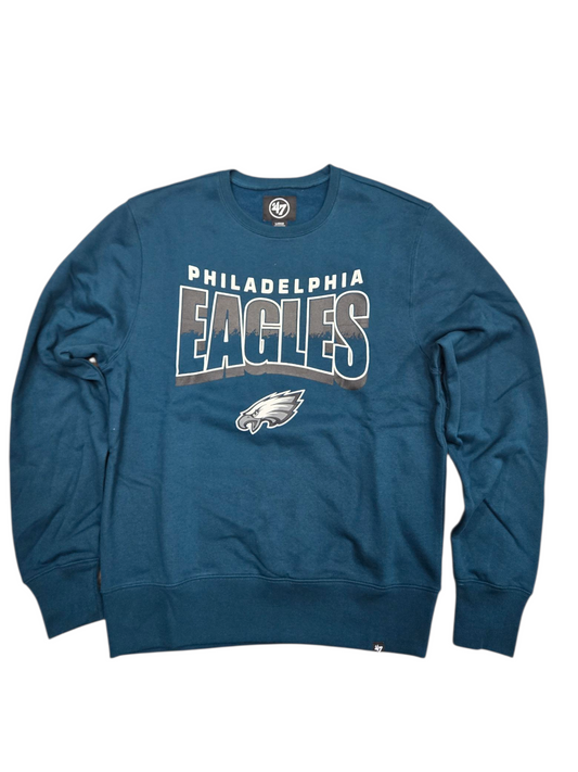 NFL Crew Neck Sweater '47 Brush By Headline Eagles