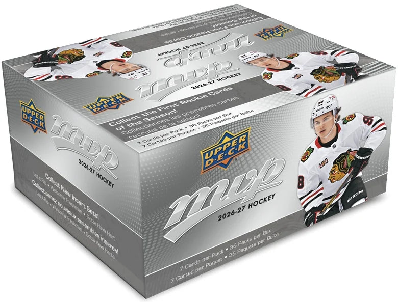 NHL Hockey Trading Cards Upper Deck Retail MVP 2026-27 (Full Box)