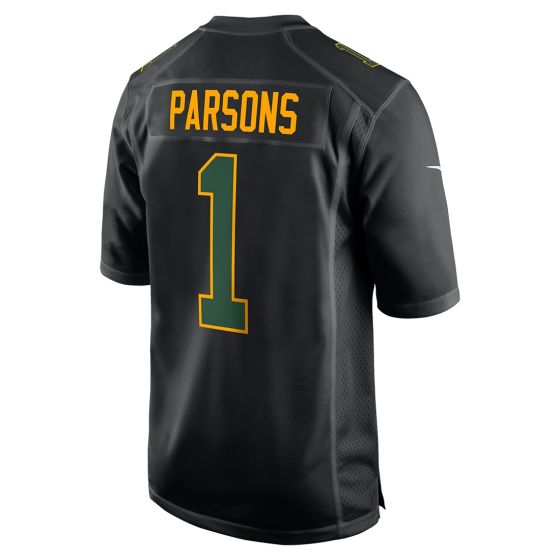 NFL Player Fashion Jersey Carbon Black Chase Micah Parsons Packers