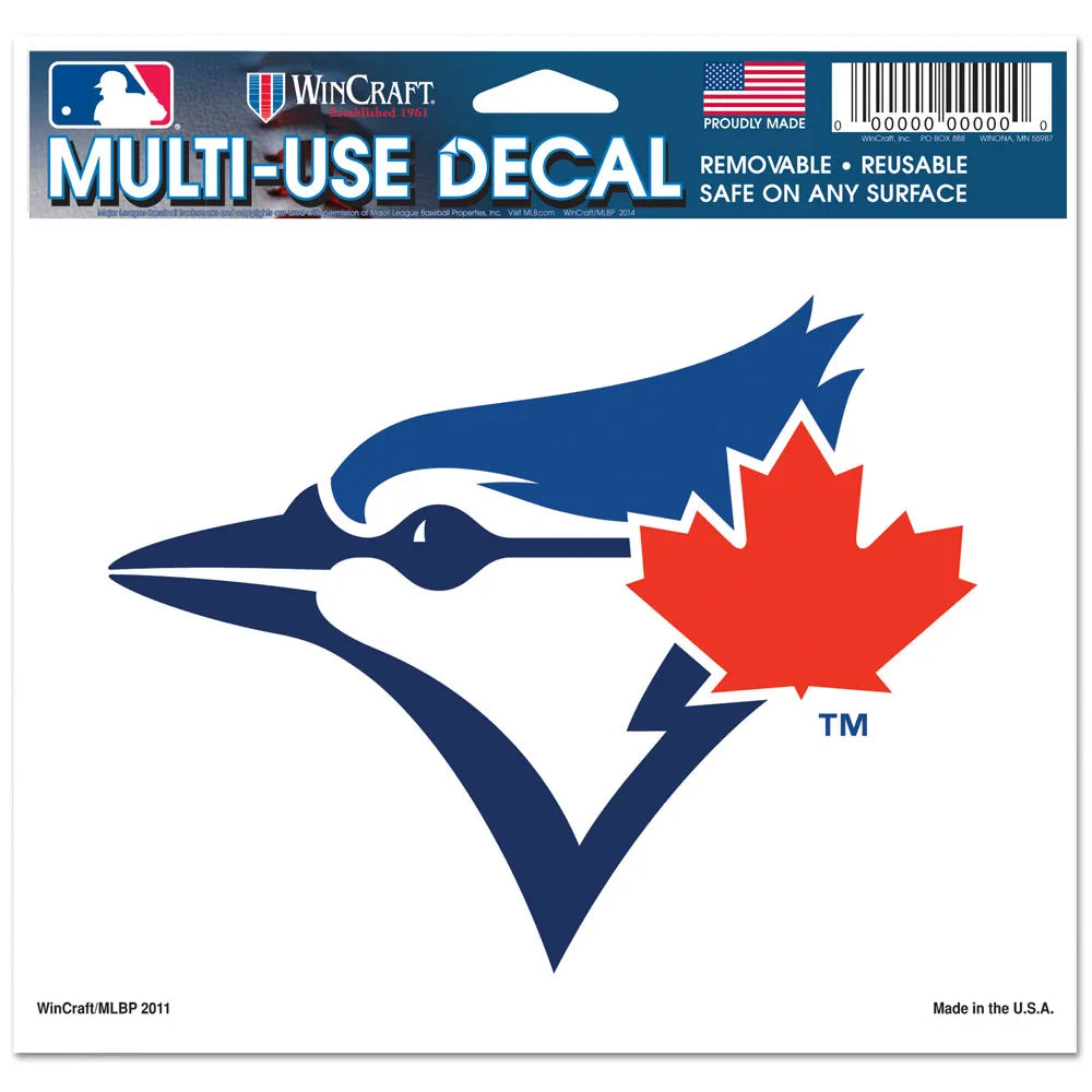 MLB Multi Use Decal 5X6 Blue Jays