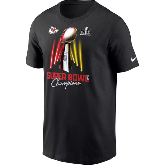 NFL T-Shirt Super Bowl LVIII Champs Trophy Chiefs