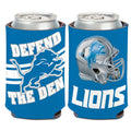 NFL Neoprene Can Cooler Slogan Lions