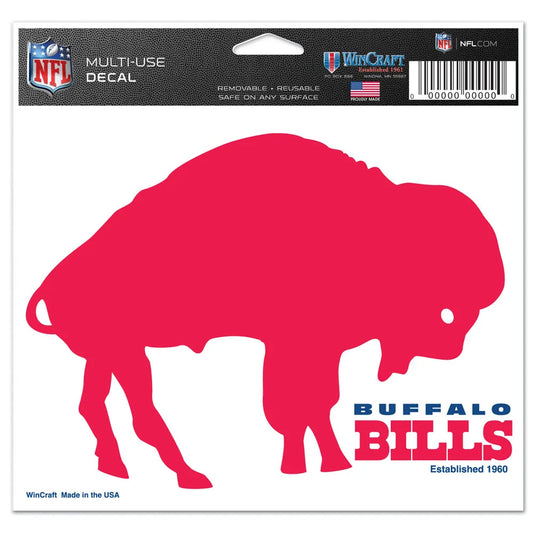 NFL Multi Use Decal 5X6 Heritage Logo Bills