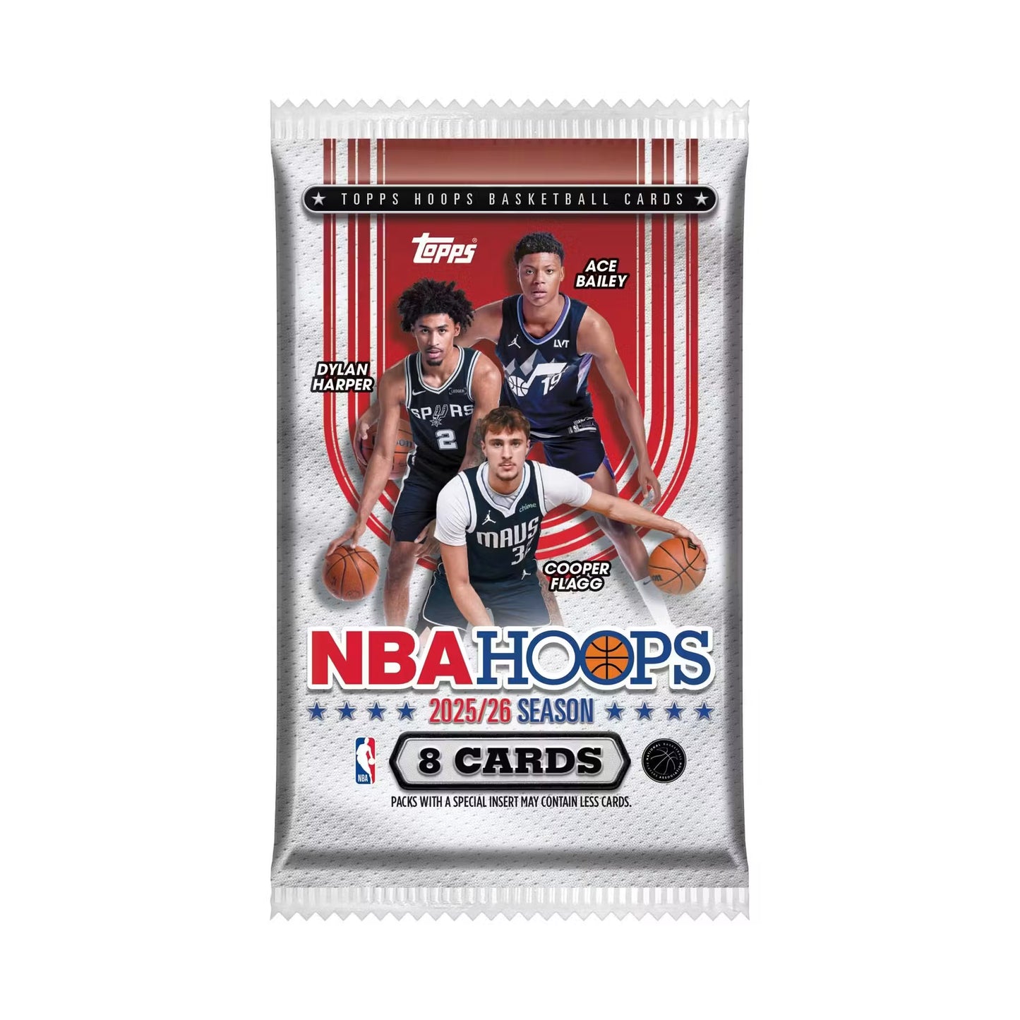 NBA 2025-26 Panini Hoops Trading Cards (Single Pack)