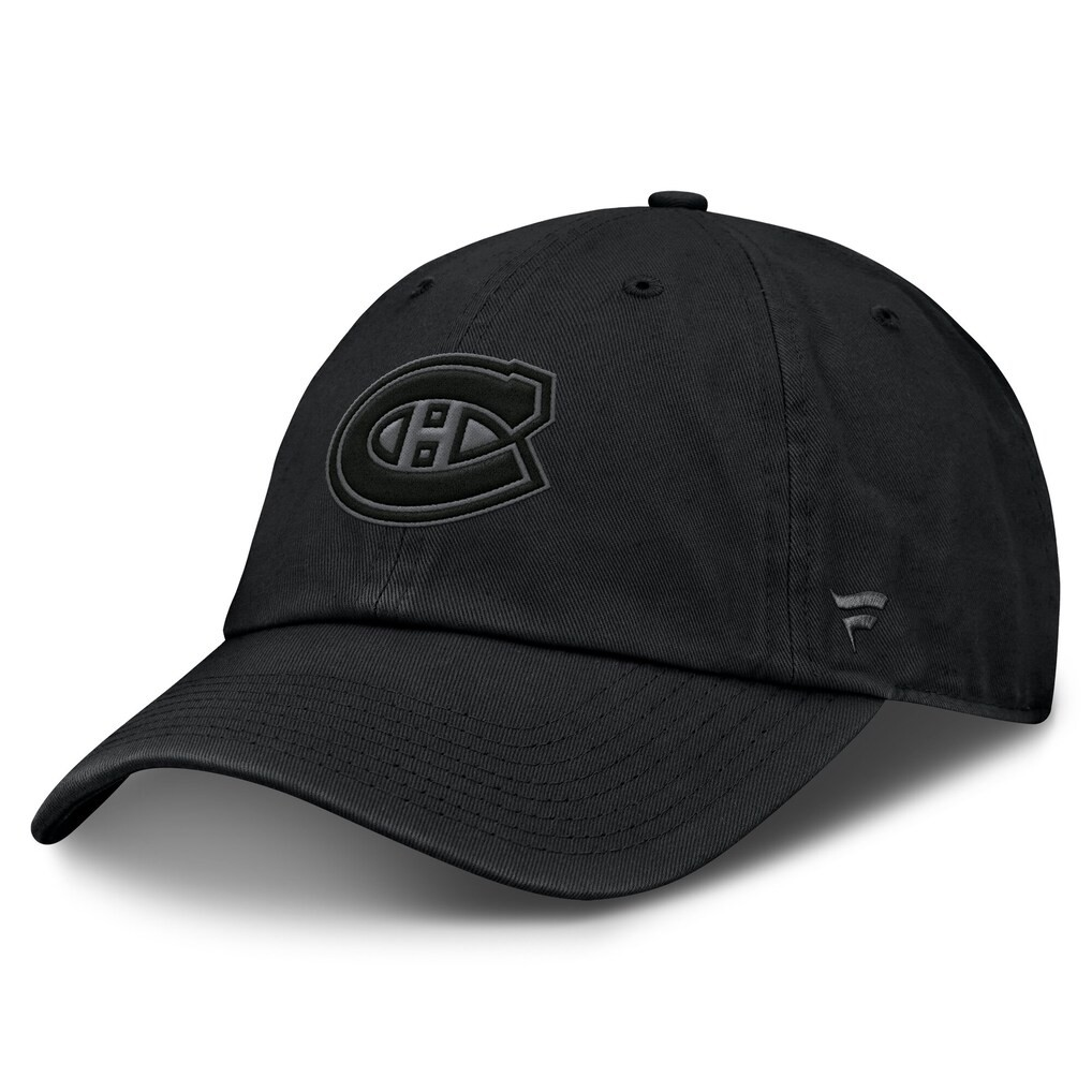 NHL Hat Adjustable Relaxed Fit Authentic Pro Road Black Canadiens