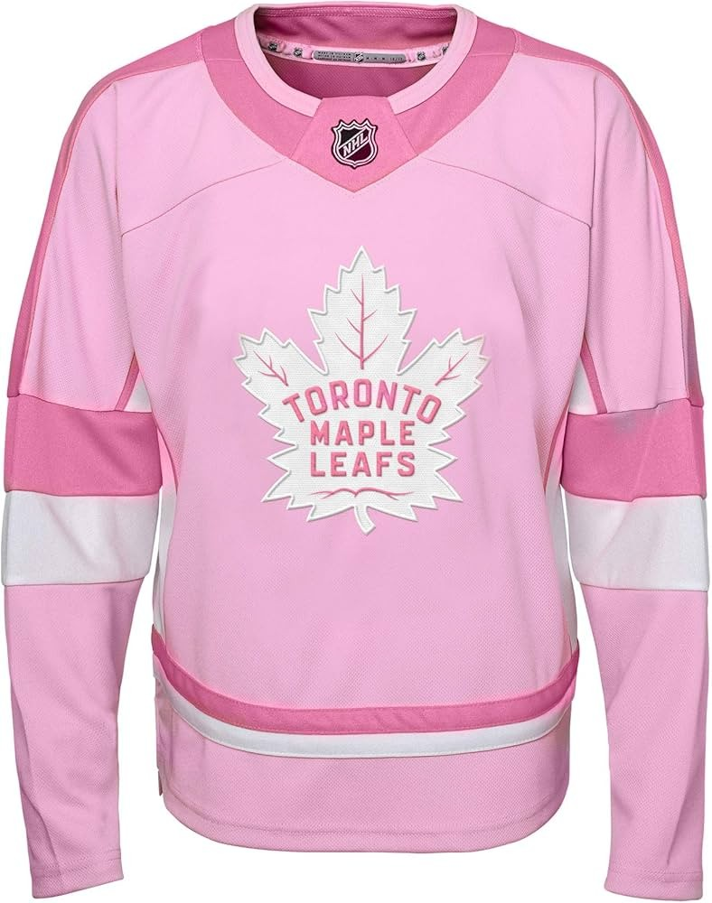NHL Kids Fashion Jersey Maple Leafs (Pink)