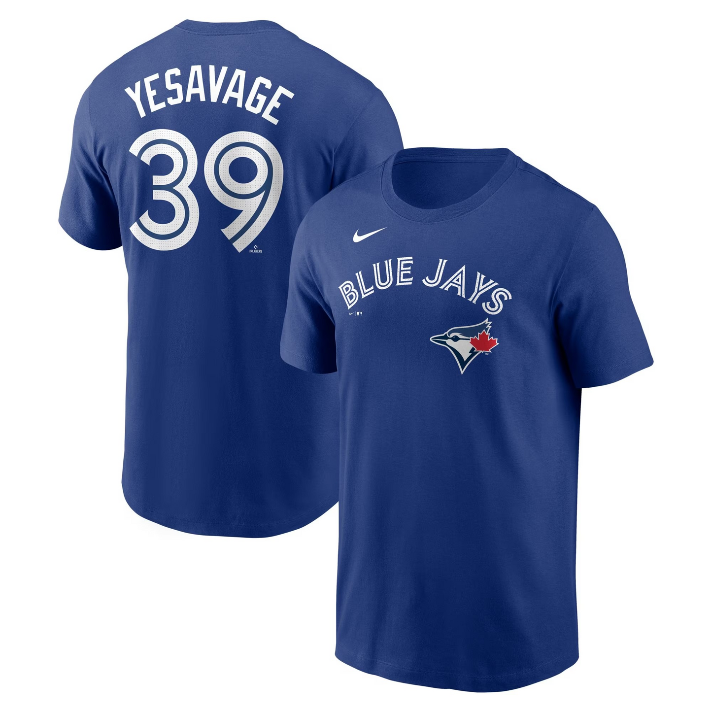 MLB Player T-Shirt Name And Number Home Trey Yesavage Blue Jays