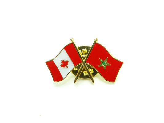 Country Lapel Pin Friendship Morocco