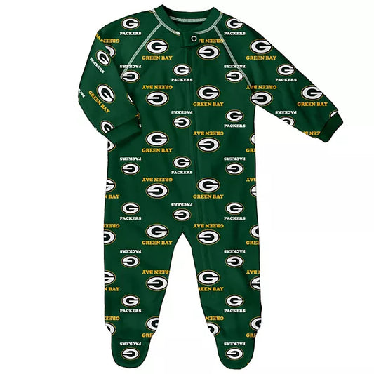 NFL Infant Onesie Raglan Zip Up Packers