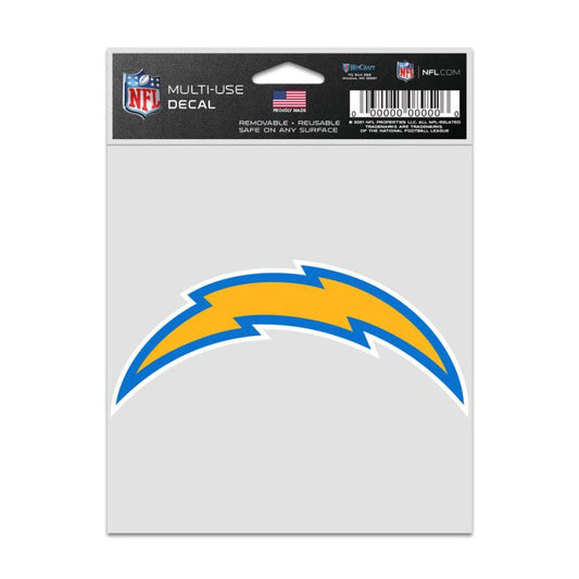 NFL Multi Use Decal 3.75x5 Logo Chargers