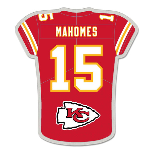 NFL Lapel Pin Player Jersey Patrick Mahomes Chiefs