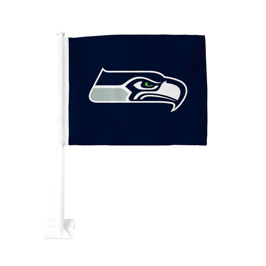 NFL Car Flag 11x15 Logo Seahawks