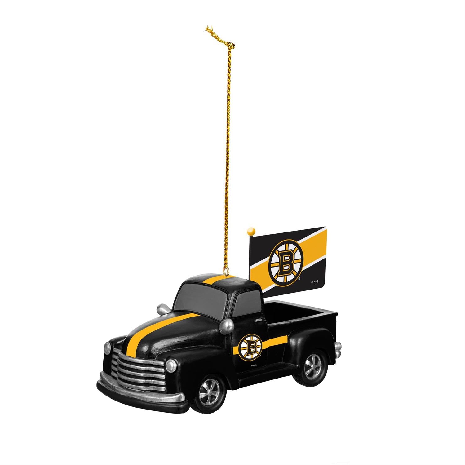 NHL Ornament Rally Truck Bruins