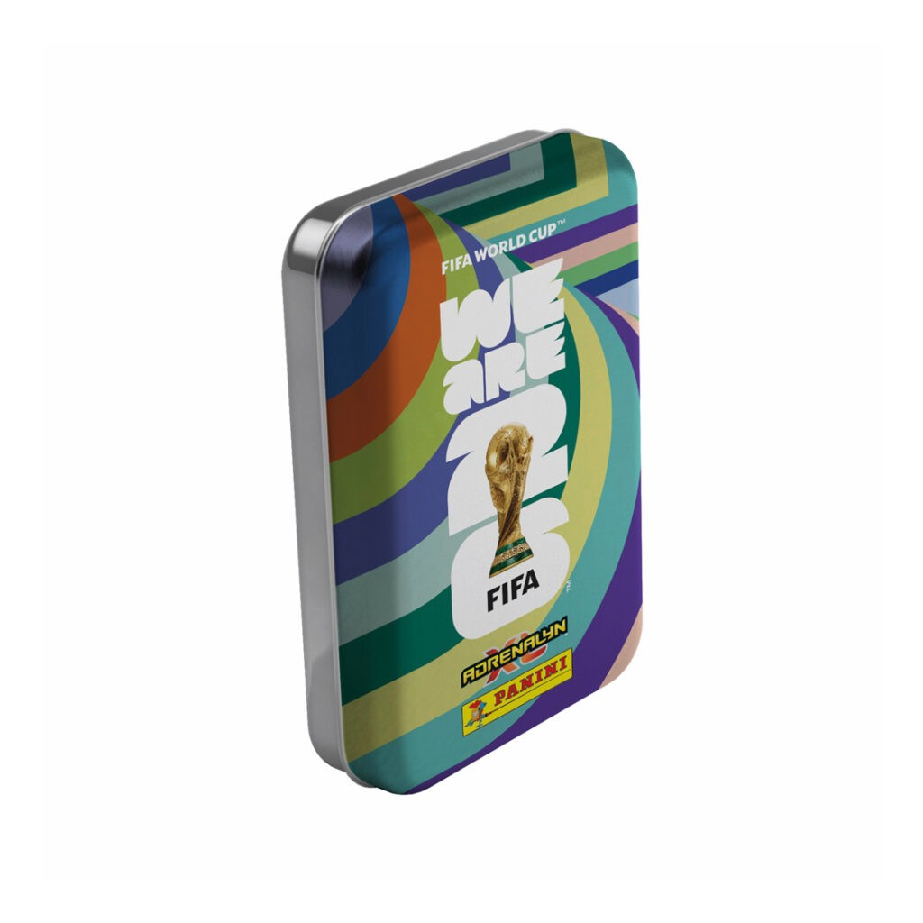 Panini Adrenalyn XL Trading Cards FIFA World Cup 2026 Pocket Tin (35 CARDS + 3 LE)
