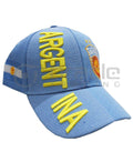 Country Hat 3D Argentina Sun (Blue)