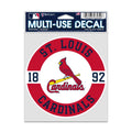 MLB Multi Use Decal 3.75x5 Est. Cardinals