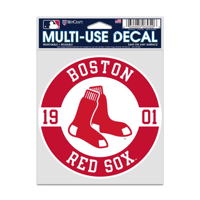 MLB Multi Use Decal 3.75x5 Est. Red Sox