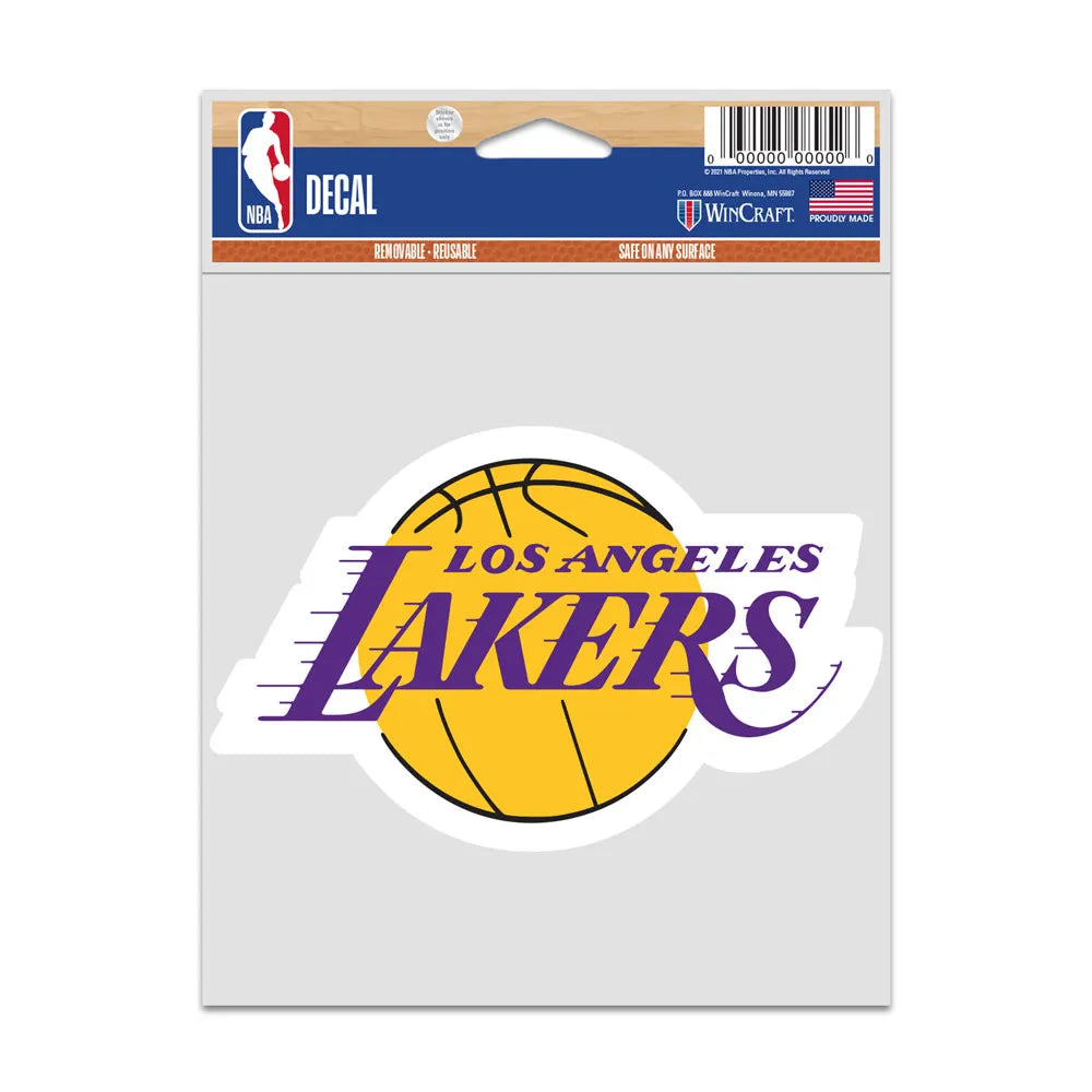 NBA Multi Use Decal 3.75x5 Logo Lakers