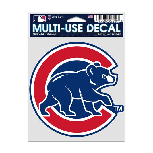 MLB Multi Use Decal 3.75x5 Logo Cubs